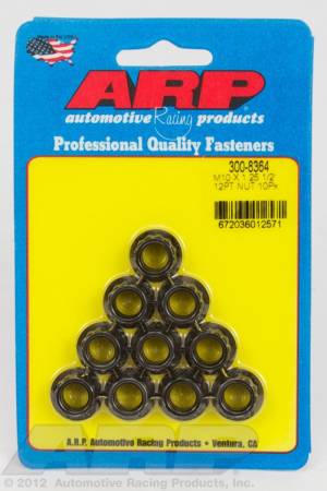 ARP - ARP M10 x 1.25 12pt nut kit 300-8364