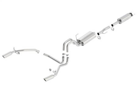 Borla - Borla 11-14 Ford F-150 5.0L AT 2/4WD S-Type SS Catback Exhaust