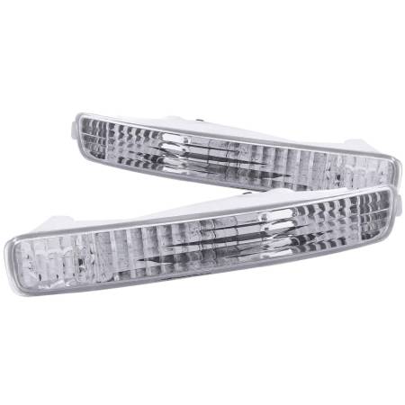 ANZO Headlights, Tail Lights and More  - ANZO 1996-1997 Honda Accord Euro Parking Lights Chrome