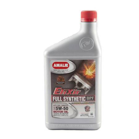 Amalie Motor Oil - Amalie Motor Oil - Elixir - 5W50 - Synthetic - 1 qt - Each