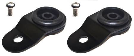 Torque Solution - Torque Solution Radiator Mount Combo with Inserts (Black) : Mitsubishi Evolution 7/8/9