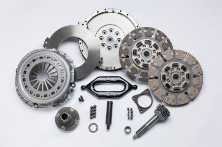 South Bend Clutch / DXD Racing - South Bend Clutch 94-03 Dodge 5.9L NV4500 Street Dual Disc Clutch Kit w/ Input Shaft