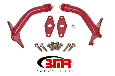 BMR Suspension - BMR 16-17 6th Gen Camaro Motor Mount Kit w/ Integrated Stands (Polyurethane) - Red