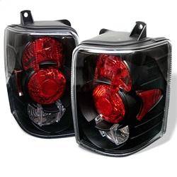 Spyder Auto - Spyder Jeep Grand Cherokee 93-98 Euro Style Tail Lights Black ALT-YD-JGC93-BK