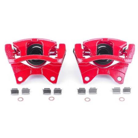 Power Stop - PowerStop 07-11 Dodge Nitro Rear Red Calipers w/Brackets - Pair