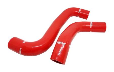 Torque Solution - Torque Solution 08-14 Subaru WRX / 08-18 STI / 09-13 Forester XT Silicone Radiator Hose Kit - Red