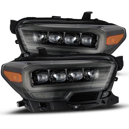 AlphaRex - AlphaRex 16-20 Toyota Tacoma NOVA LED Projector Headlight Plank Style Alpha Black w/Activation Light