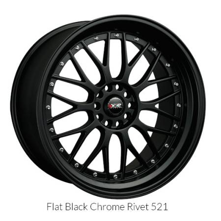 XXR Wheels - XXR Wheel Rim 521 20X8.5 5x114.3/5x120 ET32 73.1CB Flat Black