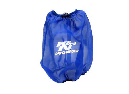 K&N - K&N Blue Drycharger Round Tapered Air Filter Wrap 5.875in Top ID / 7.5in Base ID / 8.5in Height