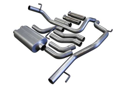 Flowmaster - Flowmaster 06-08 Ram 1500 Hemi American Thunder Cat-Back Exhaust System - Dual Rear/Side Exit