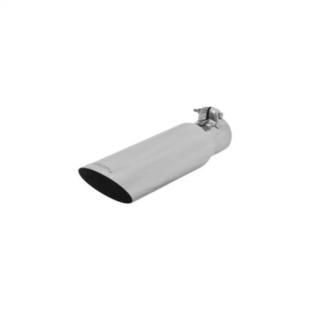 Flowmaster - Flowmaster Exhaust Tip - 3.00 In. Angle Cut Polished Ss Fits 2.25 In. Tubing (Clamp On)