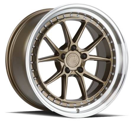 AodHan Wheels - AodHan Wheels Rim DS08 19x11 5X114.3 73.1CB ET22 Bronze w/Machined Lip