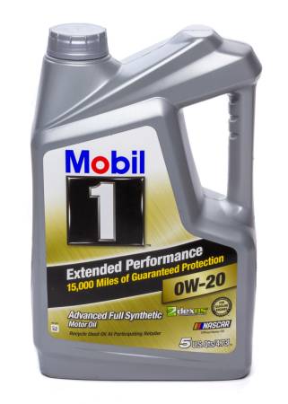 Mobil 1 - Mobil 1 Motor Oil - Extended Performance - 0W20 - Synthetic - 5 qt - Each