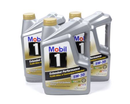 Mobil 1 - Mobil 1 Motor Oil - Extended Performance - 5W30 - Synthetic - 5 qt - Set of 3