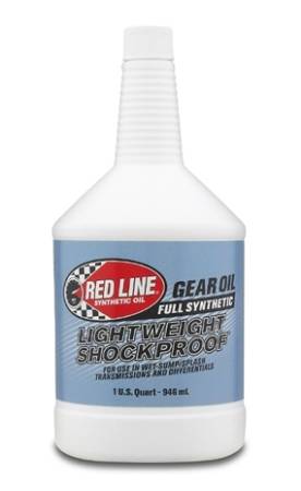 Red Line Synthetic Oil - Red Line Oil Gear Oil Synthetic Lightweight Shockproof 1 Quart - Case of 12