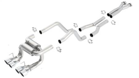 Borla - Borla 06-11 Chevrolet Corvette ZR1/Z06 6.2/7.0L 8cyl ATAK SS Catback Exhaust