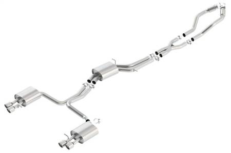 Borla - Borla 10-13 Audi S4 3.0L AT/MT AWD Dual Split Rear Exit SS Catback Exhaust