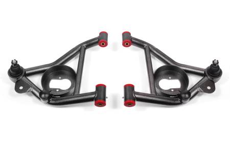 BMR Suspension - BMR 82-92 Chevy Camaro / 82-92 Firebird Non-Adj. Lower A-Arms (Polyurethane) - Black Hammertone