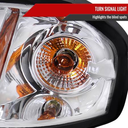 Spec'D Tuning Products - Spec-D 2000-2005 Chevrolet Impala Dual Halo Projector Headlights (Chrome Housing/Clear Lens)