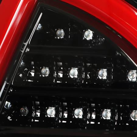 Spec'D Tuning Products - Spec-D 2010-2012 Ford Fusion LED Tail Lights (Jet Black Housing/Clear Lens)