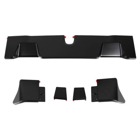 Spec'D Tuning Products - Spec-D 2019-2021 Dodge RAM 1500 Rear Roof Matte Black Truck Spoiler Wing Kit