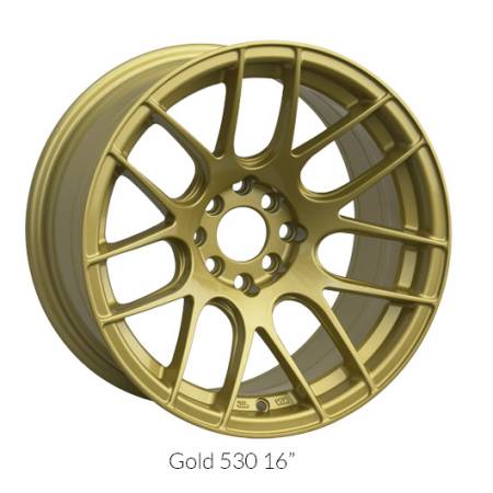 XXR Wheels - XXR Wheel Rim 530 15X8.25 4x100/4x114.3 ET0 73.1CB Gold