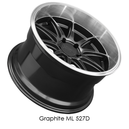 XXR Wheels - XXR Wheel Rim 527D 20x9 5x114.3 ET20 73.1CB Graphite / ML