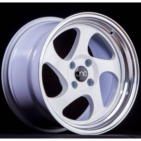 JNC Wheels - JNC Wheels Rim JNC034 White Machined Lip 15x8.25 4x100 ET20