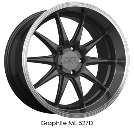 XXR Wheels - XXR Wheel Rim 527D 18x9 5x114.3 ET20 73.1CB Graphite / ML