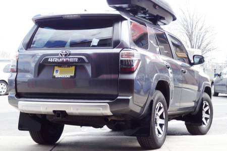 Rally Armor - Rally Armor 12-19 Toyota 4Runner UR Black Mud Flap w/ Silver Logo