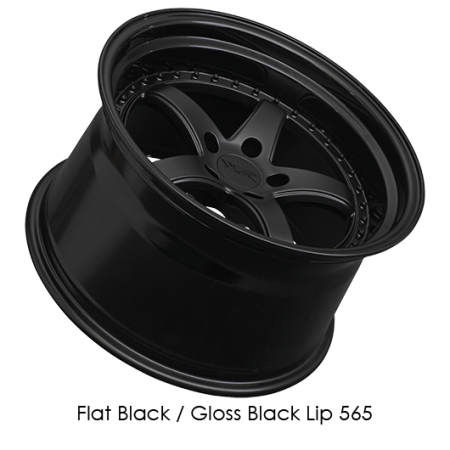 XXR Wheels - XXR Wheels Rim 565 18x10.5 5x114.3 ET20 73.1CB Flat Black / Gloss Black Lip