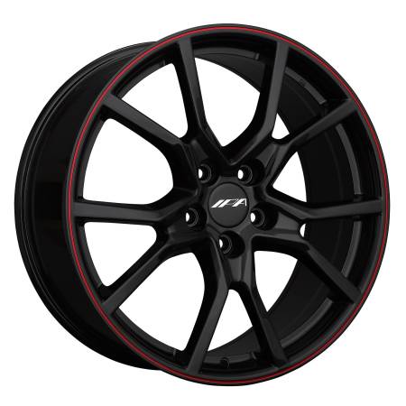 XXR Wheels - IPA Wheels Rim 1FK 20x8.5 5x120 ET55 73.1CB Black / Red Pinstripe