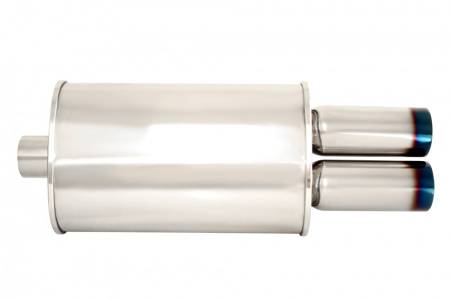 Megan Racing - Megan Racing Exhaust Muffler: M-DT Burnt Tip Muffler