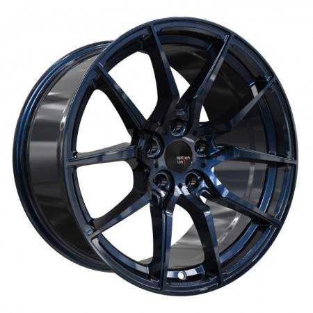 Option Lab Wheels - Option Lab Wheels Rim R716 18x8.5 ET40 5x108 73.1CB Midnight Blue