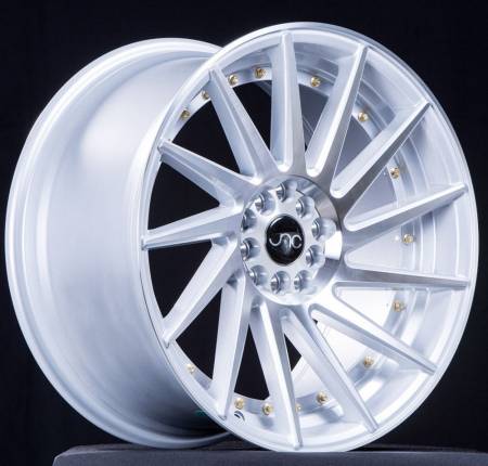 JNC Wheels - JNC Wheels Rim JNC051 Silver Machine Face /Gold Rivets 18x8.5 5x100/5x114.3 ET35