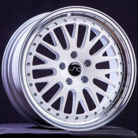 JNC Wheels - JNC Wheels Rim JNC001 White Machined Lip 16x9 4x100/4x114.3 ET25