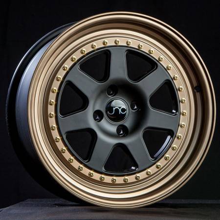 JNC Wheels - JNC Wheels Rim JNC048 MATTE BLACK BRONZE LIP 18x9.5 5x114.3 ET25