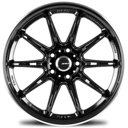 Avid.1 Wheels - Avid.1 Wheels Rim AV-40 18x9.5 5x114.3 ET38 73.1CB Gloss Black