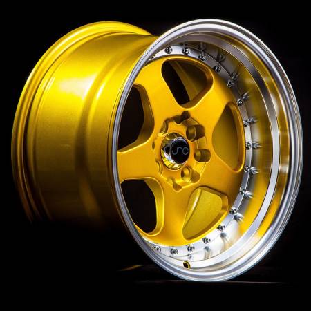 JNC Wheels - JNC Wheels Rim JNC010 Candy Gold Machined Lip 15x9 4x100/4x114.3 ET20