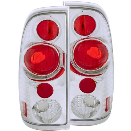 ANZO Headlights, Tail Lights and More  - ANZO 1997-2003 Ford F-150 Taillights Chrome G2