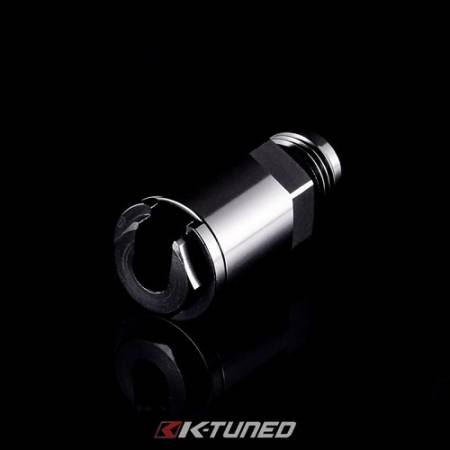 K-Tuned 5/16 EFI to 6AN Fitting - Threaded Locking Clip