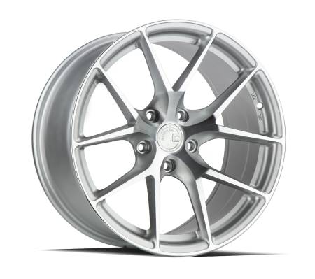 AodHan Wheels - AodHan Wheels Rim AFF7 18x9.5 5x112 66.6CB ET35 Gloss Silver Machined Face