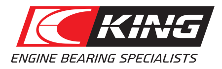 King Engine Bearings - King Acura B18A1/B1/C1/C5 K20A / K24A (Size 0.25mm) Performance Main Bearing Set