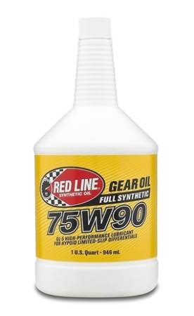 Red Line Synthetic Oil - Red Line Oil 75W90 Gear Oil Synthetic GL-5 Differential Gear Oil 1 Quart