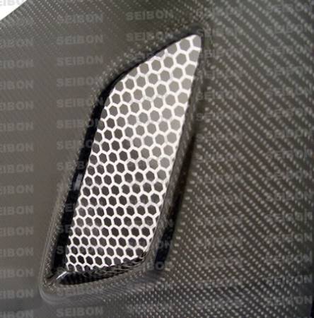 Seibon Carbon - Seibon MG-style carbon fiber hood for 2006-2010 Honda Civic 2DR