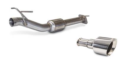 Carven Exhaust - Carven Exhaust Ram Cut & Clamp Direct Fit Muffler Replacement Kit "The Competitor Series Includes 5.0" Exhaust Tips "Polished Stainless