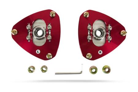 Pedders Suspension - Pedders 2015+ Ford Mustang Front Strut Mount Adjustable Camber Plates (for Kit ped-160099)