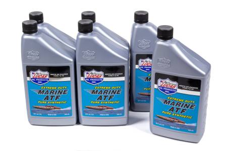 Lucas Oil - Lucas Transmission Fluid - Extreme Duty Marine ATF - Synthetic - 1 qt - Set of 6