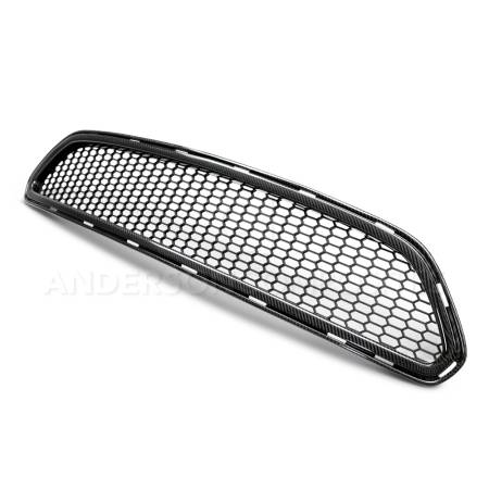 Anderson Composites - Anderson Composites 15-16 Ford Mustang Type-AE Front Upper Grille