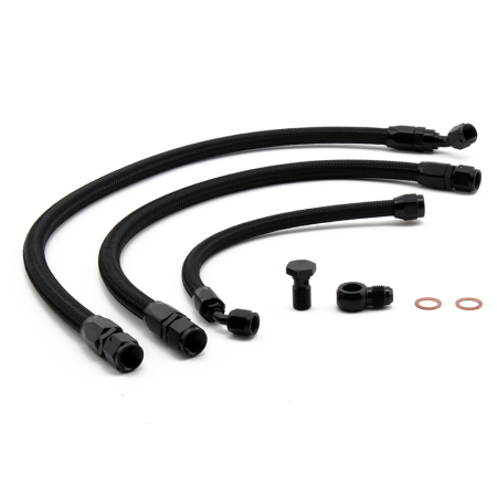 Hybrid Racing K-Series Swap Standard Fuel Line Kit (92-00 Civic & 94-01 Integra) Stainless